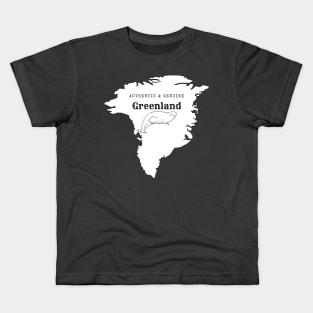 Authentic Greenland Version 1 Kids T-Shirt